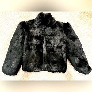 Real furs by Princess Caravelle fire cost - black - girls size 7